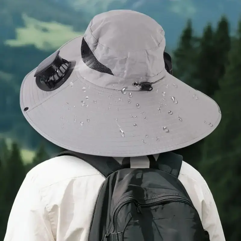 Casquette Ventilée Solaire – Double Ventilateur Intégré, Protection UV, 3 Vitesses – vue 2 | Chillvibes