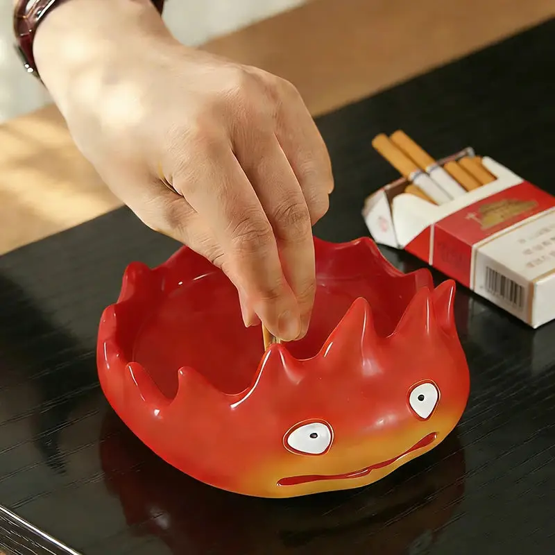 Cartoon Cute Little Flame Ashtray Creative Anti Fly Ash Ashtray Desktop Decoration Home Office… – vue 3 | Chillvibes