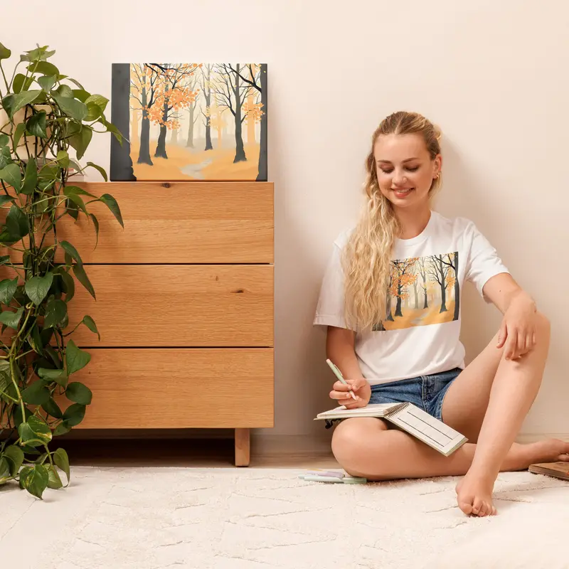 Décoration murale – Canva Reborn Forest Chillvibes – vue 2