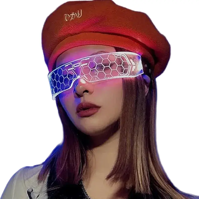 Lunettes lumineuses cyberpunk — Couleur changeante | Chillvibes