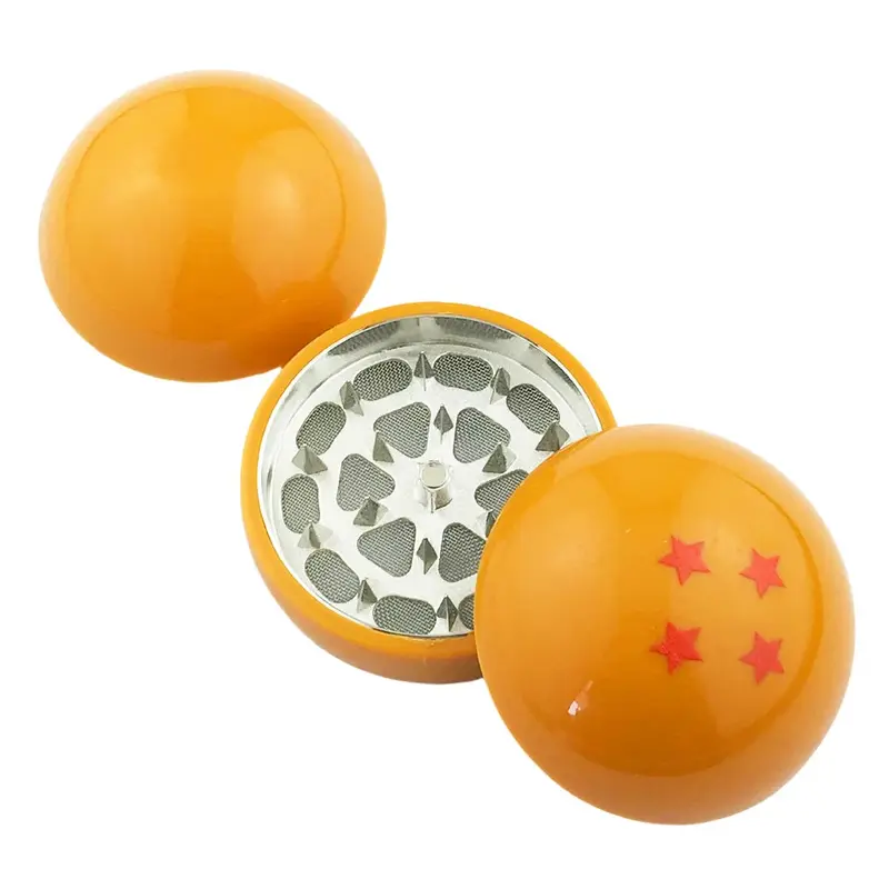 Moulin à épices – Orange Ball Edition 58mm Metal 3 couches – vue 2 | Chillvibes