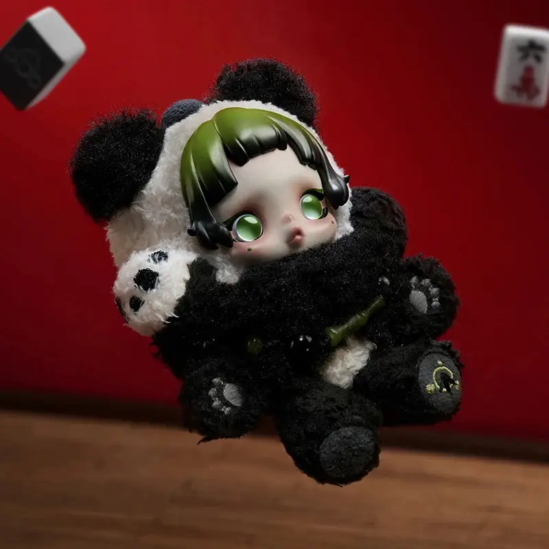 Pendentif peluche POP MART SKULLPANDA Lazy Panda — Édition limitée – vue 2 | Chillvibes