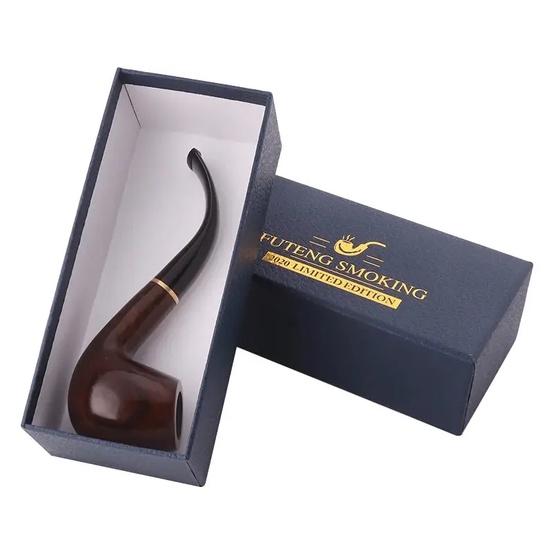 Pipe en bois de santal – Finition ébène, coffret cadeau – vue 4 | Chillvibes