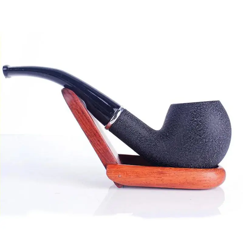 Pipe décorative en résine – finition imitation bois | Chillvibes