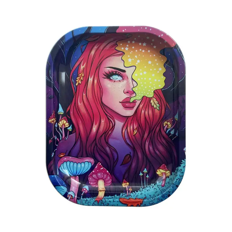 Plateau de rangement – Plateaux en métal laqué, format compact 18x14 cm – Modèle 13 | Chillvibes