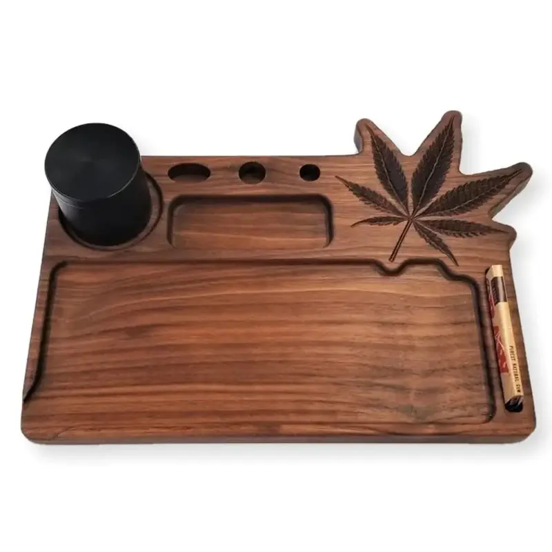 Plateau de rangement en bois – Organisation élégante format Large | Chillvibes