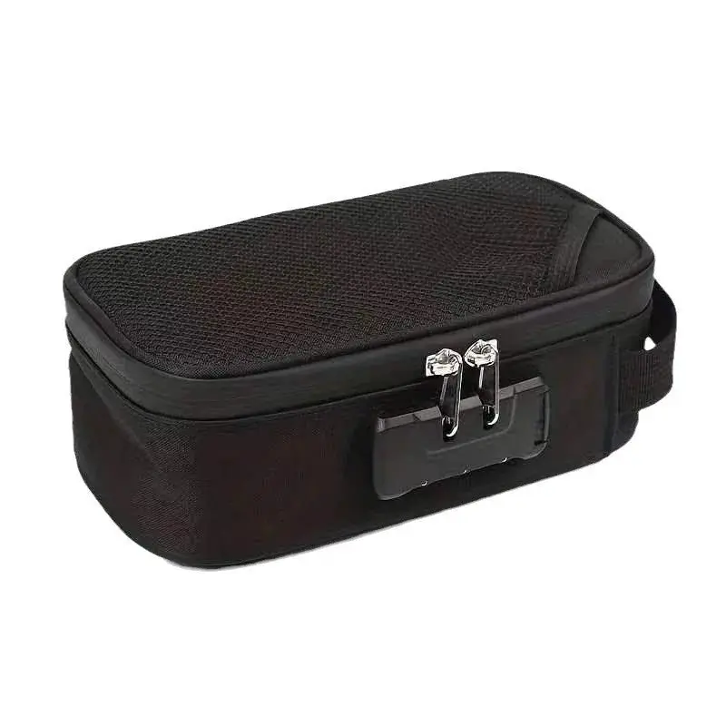 Sac de rangement zippé grande capacité – polyester résistant – Noir | Chillvibes