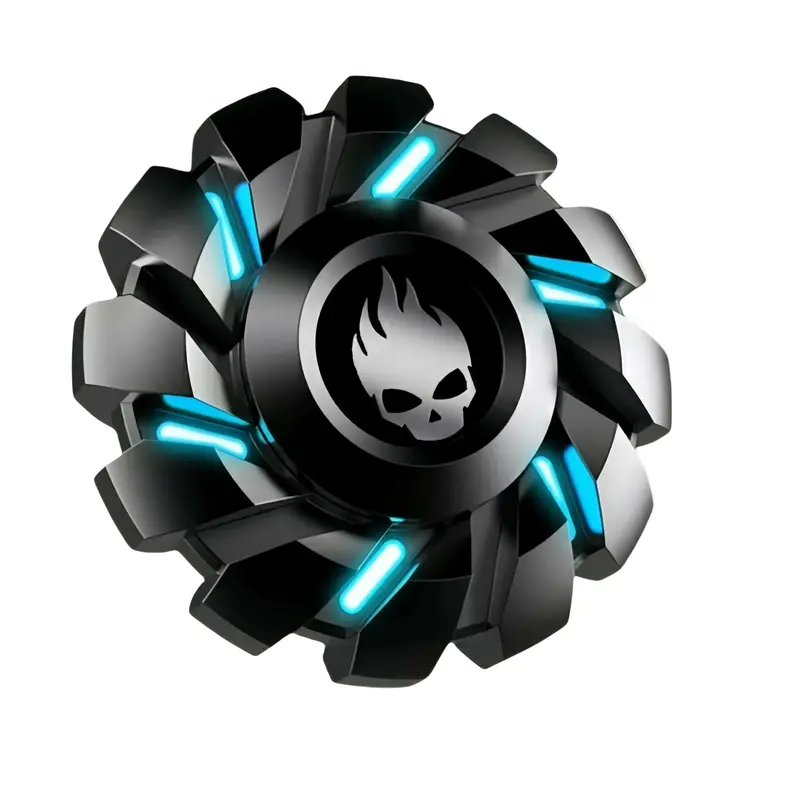 YIJOO Metal Fidget Spinner High-Speed Silent Colorful Glowing Toy for Stress Relief And Focus for Adults | Chillvibes
